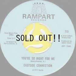 画像1: EASTSIDE CONNECTION / YOU'RE SO RIGHT FOR ME