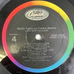 画像6: MAZE feat. FRANKIE BEVERLY / LIVE IN NEW ORLEANS