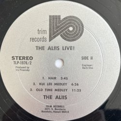 画像5: THE ALIIS / LIVE!