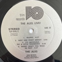 画像6: THE ALIIS / LIVE!