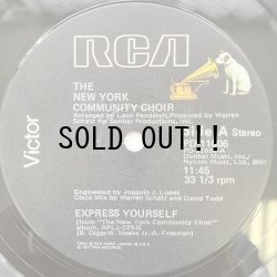 画像1: THE NEW YORK COMMUNITY CHOIR / EXPRESS YOURSELF - HAVE A GOOD TIME