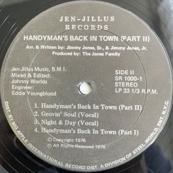 画像4: JIMMY " HANDYMAN " JONES & FAMILY / HANDYMAN'S BACK IN TOWN ( PART II )