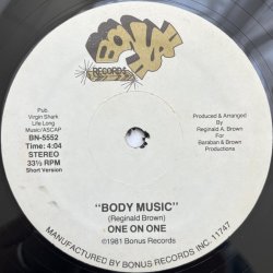 画像2: ONE ON ONE / BODY MUSIC