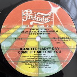 画像2: JEANETTE "LADY" DAY / COME LET ME LOVE YOU