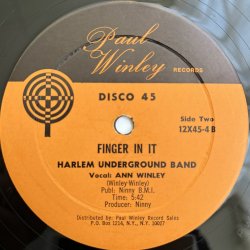 画像2: CREATIVE SOURCE / WHO IS HE AND WHAT IS HE TO YOU - HARLEM UNDERGROUND BAND / FINGER IN IT