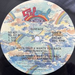 画像2: SURFACE / WHEN YOUR X WANTS YOU BACK