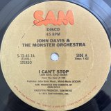 JOHN DAVIS & THE MONSTER ORCHESTRA / I CAN'T STOP