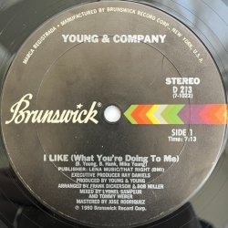 画像1: YOUNG & COMPANY / I LIKE (WHAT YOU'RE DOING TO ME)