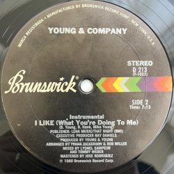 画像2: YOUNG & COMPANY / I LIKE (WHAT YOU'RE DOING TO ME)