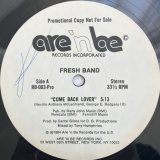FRESH BAND / COME BACK LOVER