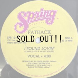 画像1: FATBACK / I FOUND LOVIN'