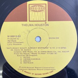 画像1: THELMA HOUSTON / SATURDAY NIGHT, SUNDAY MORNING