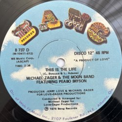 画像2: MICHAEL ZAGER & THE MOON BAND FEAT. PEABO BRYSON / DO IT WITH FEELING