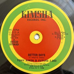 画像1: TONY AIKEN & FUTURE 2000 / BETTER DAYS - SOUL DISCO