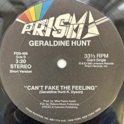画像3: GERALDINE HUNT / CAN'T FAKE THE FEELING