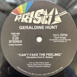 画像2: GERALDINE HUNT / CAN'T FAKE THE FEELING
