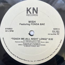画像1: WISH FEAT. FONDA RAE / TOUCH ME (ALL NIGHT LONG)