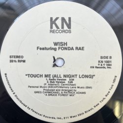 画像2: WISH FEAT. FONDA RAE / TOUCH ME (ALL NIGHT LONG)