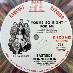 画像2: EASTSIDE CONNECTION / YOU'RE SO RIGHT FOR ME