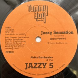 画像1: AFRIKA BAMBAATAA & THE JAZZY 5 / JAZZY SENSATION