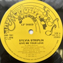 画像1: SYLVIA STRIPLIN / GIVE ME YOUR LOVE - YOU CAN'T TURN ME AWAY