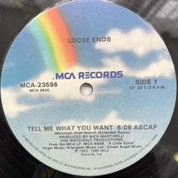 画像2: LOOSE ENDS / TELL ME WHAT YOU WANT