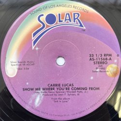 画像1: CARRIE LUCAS / SHOW ME WHERE YOU'RE COMING FROM