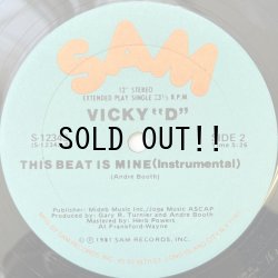 画像2: VICKY "D" / THIS BEAT IS MINE