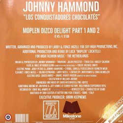 画像2: JOHNNY HAMMOND / LOS CONQUISTADORES CHOCOLATÉS (MOPLEN REMIXES)