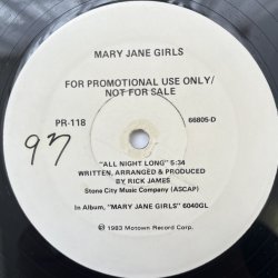 画像2: MARY JANE GIRLS / ALL NIGHT LONG