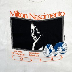 画像2: VINTAGE T-shirt "MILTON NASCIMENTO TOUR 86"
