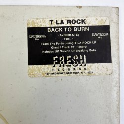 画像2: T LA ROCK / BACK TO BURN