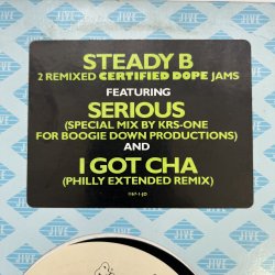 画像2: STEADY B / SERIOUS (CEEREEUS BDP REMIX)