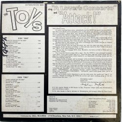 画像2: THE TOYS / TOYS SING "A LOVER'S CONCERTO" AND "ATTACK"