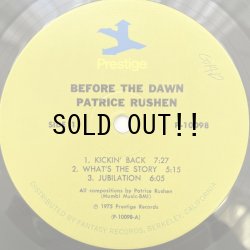 画像3: PATRICE RUSHEN / BEFORE THE DAWN