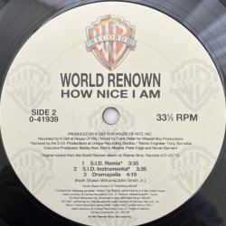 画像4: WORLD RENOWN / HOW NICE I AM
