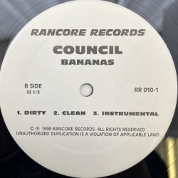 画像3: COUNCIL / WE'RE ON TOP OF THANGS - BANANNAS