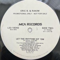 画像2: ERIC. B & RAKIM / LET THE RHYME HIT 'EM