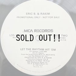 画像2: ERIC. B & RAKIM / LET THE RHYME HIT 'EM
