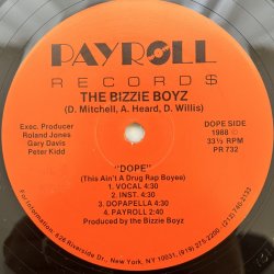 画像1: THE BIZZIE BOYZ / DOPE