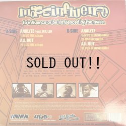 画像2: MASSINFLUENCE / ANALYZE - ALL OUT 