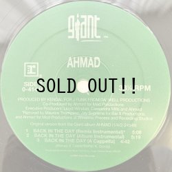 画像4: AHMAD / BACK IN THE DAY