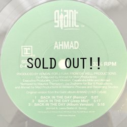 画像3: AHMAD / BACK IN THE DAY