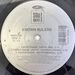 画像1: KROWN RULERS / PAPER CHASE