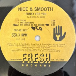 画像4: NICE & SMOOTH / FUNKY FOR YOU