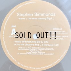 画像2: STEPHEN SIMMONDS feat. BIG L / ALONE REMIX