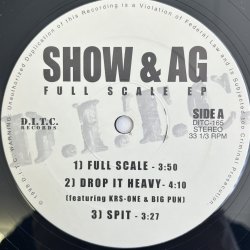 画像3: SHOW & A.G. / FULL SCALE EP