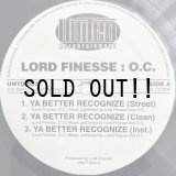 LORD FINESSE : O.C. / YA BETTER RECOGNIZE - ROYAL FLUSH : BIG L / THOROUGH FAM
