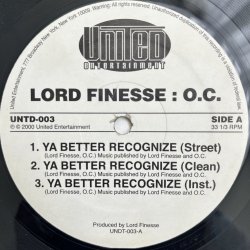 画像1: LORD FINESSE : O.C. / YA BETTER RECOGNIZE - ROYAL FLUSH : BIG L / THOROUGH FAM