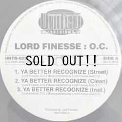 画像1: LORD FINESSE : O.C. / YA BETTER RECOGNIZE - ROYAL FLUSH : BIG L / THOROUGH FAM